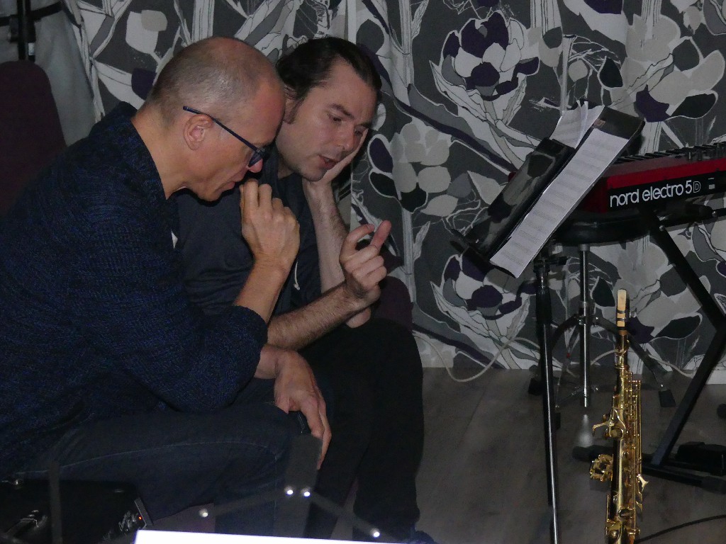 Yannick et Olivier en pleine concentration