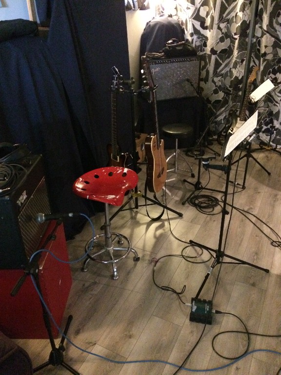 Le coin des guitares